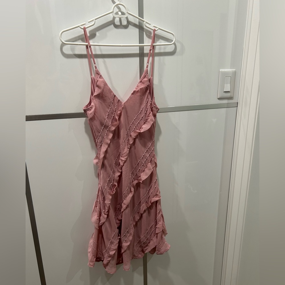 Speechless Pink Ruffled Dress - Picture 2 of 3